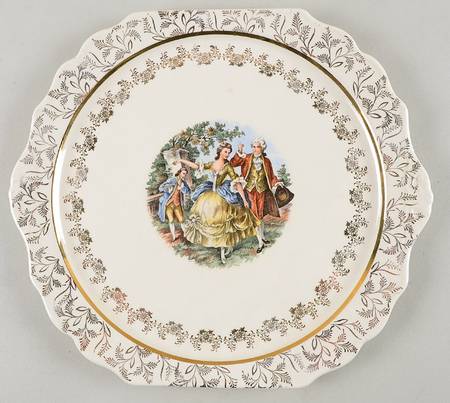 SAB4 Handled Cake Plate