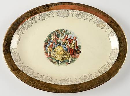 SAB5 13" Oval Serving Platter