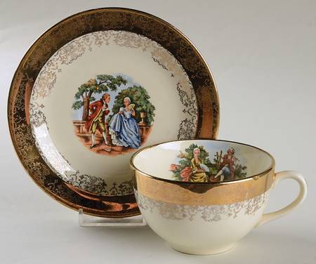 SAB5 Flat Cup & Saucer Set