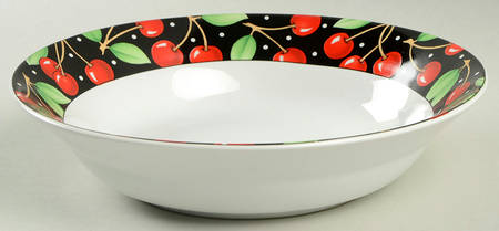 Cherries (No Verge) Coupe Soup Bowl