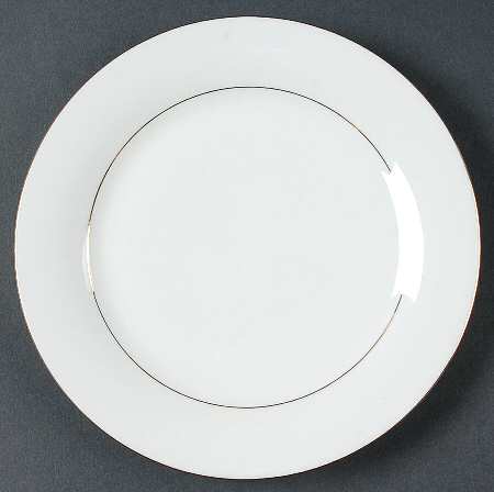Classic Gold (White) Salad Plate