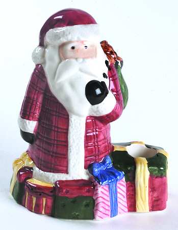 Magic of Santa Figural Candlestick
