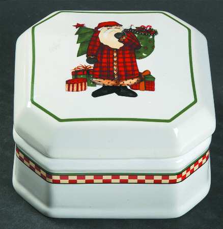 Magic of Santa Square Box & Lid