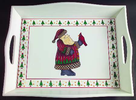 Magic of Santa Wood TV Tray