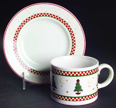 Magic of Santa Flat Cup & Saucer Set