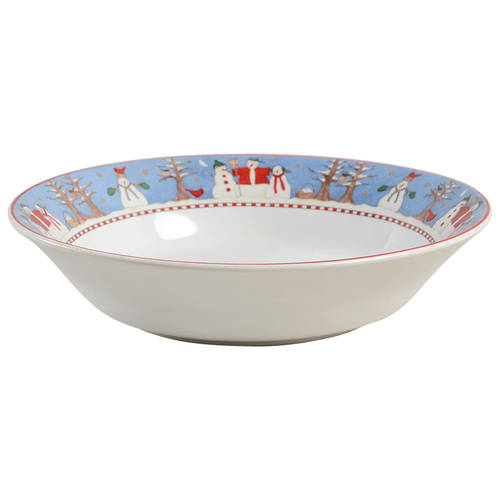 Snowman Coupe Soup Bowl