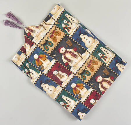 Snowman Table Runner-Cloth 12" X 70"