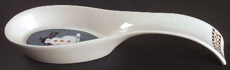 Snowman Spoon Rest/Holder (Holds 1 Spoon)