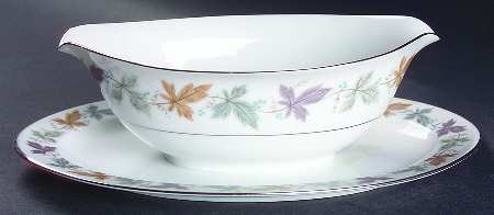 Argent Gravy Boat with Attached Underplate