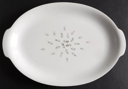 Boutonniere 12" Oval Serving Platter