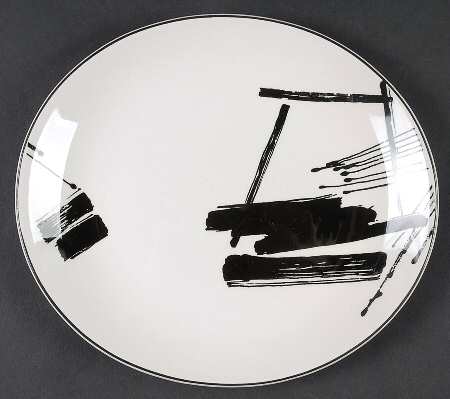 Calligraphy Salad Plate