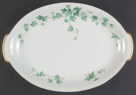 Caprice Green 14" Oval Serving Platter