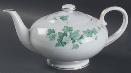 Caprice Green Teapot & Lid