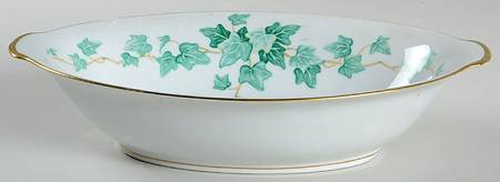Caprice Green 11" Oval Vegetable Bowl