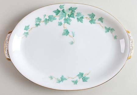 Caprice Green 12" Oval Serving Platter