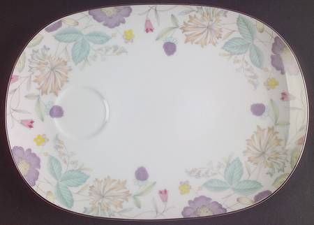 Fantasia (Platinum Trim) Snack Plate