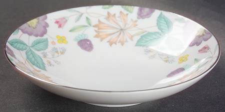 Fantasia (Platinum Trim) Fruit/Dessert (Sauce) Bowl