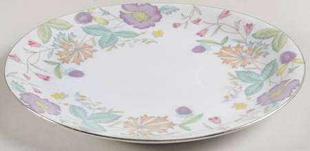 Fantasia (Platinum Trim) Snack Plate