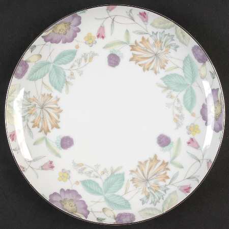 Fantasia (Platinum Trim) Salad Plate