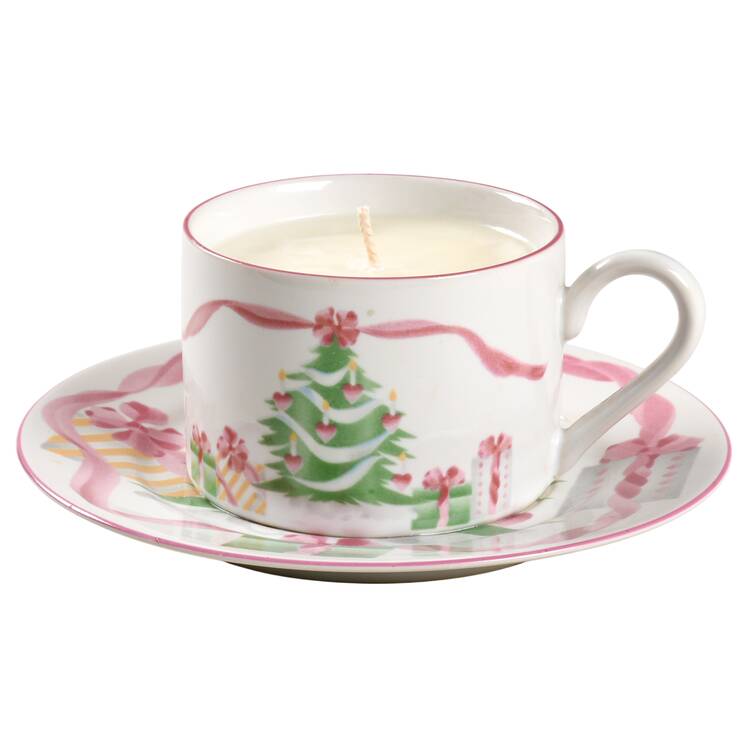Home for Christmas (Indonesia) Scented Cup & Saucer Candle-Coffee  HC
