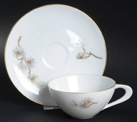 Flat Cup & Saucer Set