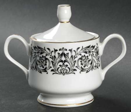 Medford Sugar Bowl & Lid by Four Crown