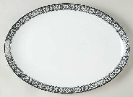 Navarro 16" Oval Serving Platter by Sango