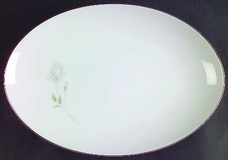 Rosalie 12" Oval Serving Platter by Sango
