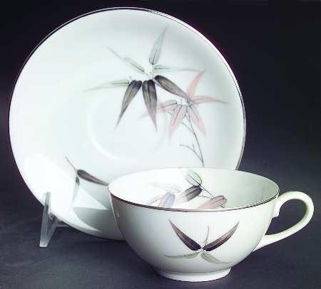 Sasa Flat Cup & Saucer Set by Sango
