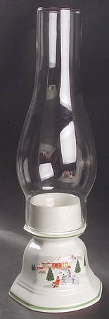 Silent Night Hurricane Lamp & Globe