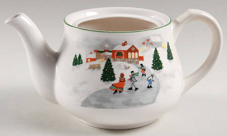 Silent Night Teapot No Lid