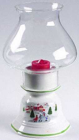 Silent Night Hurricane Lamp & Globe