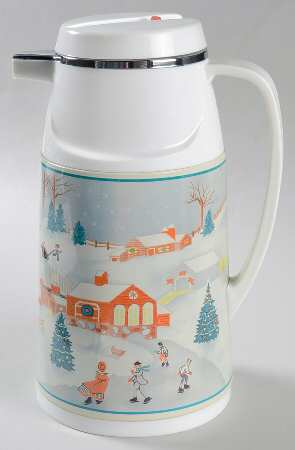 Silent Night Plastic Thermos/Carafe & Lid
