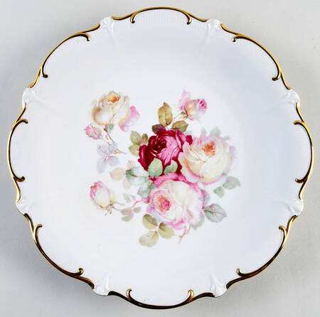 Antique Rose 12" Chop Plate (Round Platter)