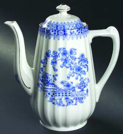 China Blau Coffee Pot & Lid