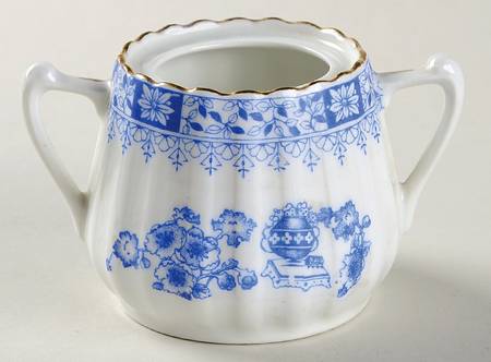 China Blau Mini Sugar Bowl No Lid