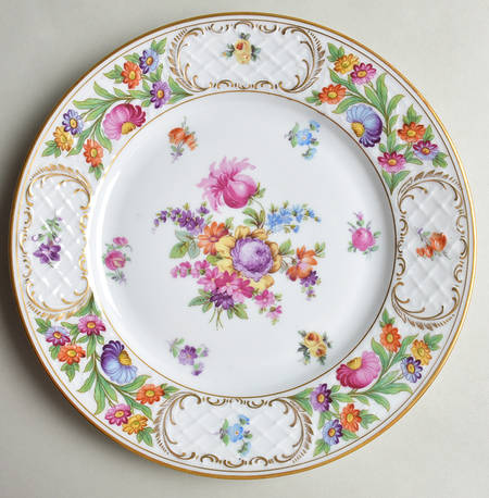 Dresdner Art (Smooth) Dinner Plate by Schumann - Bavaria