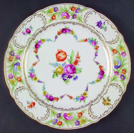Dresden Garland Dinner Plate