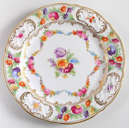 Dresden Garland Dessert/Pie Plate