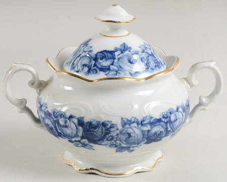 Heirloom Blue Sugar Bowl & Lid
