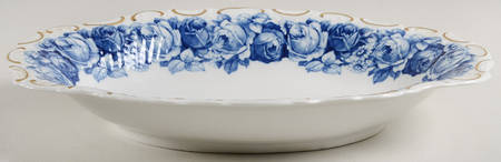 Heirloom Blue 12" Oval Vegetable Bowl