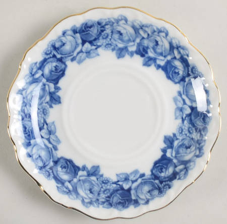 Heirloom Blue Saucer for Flat Cup