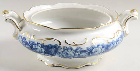 Heirloom Blue Round Vegetable No Lid