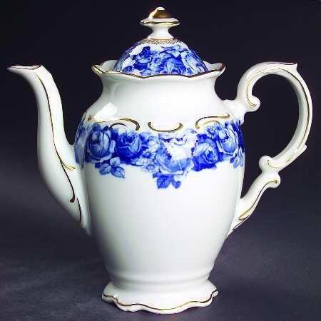 Heirloom Blue Mini Coffee Pot & Lid