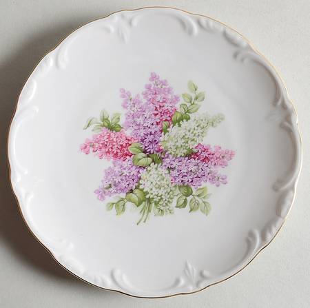 Lilac Time Salad Plate