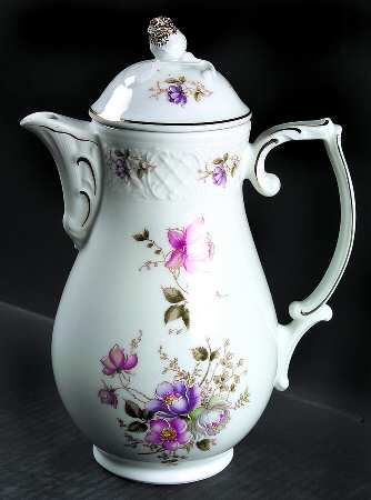 Mountain Rose Coffee Pot & Lid