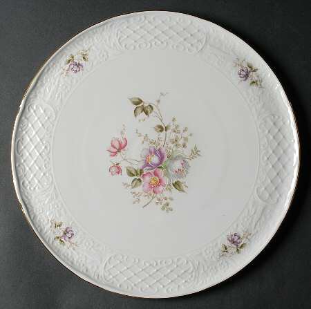 Mountain Rose Cake Plate
