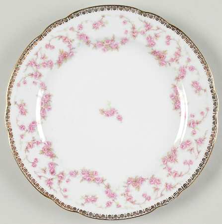 Original Bridal Rose Salad Plate