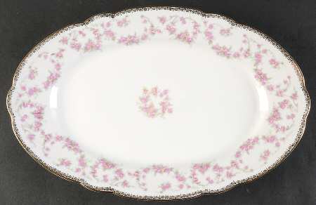 Original Bridal Rose 12" Oval Serving Platter