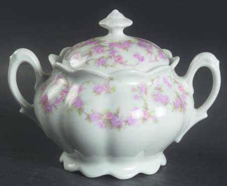 Rose Arbor Sugar Bowl & Lid